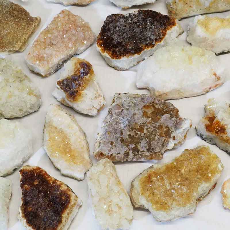 2kg Citrine Rough Clusters Parcel 5 2kg Citrine Rough Clusters Parcel | Himalayan Salt Factory