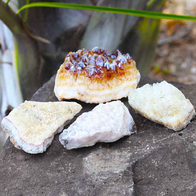 2kg Citrine Rough Clusters Parcel 8 2kg Citrine Rough Parcel | Himalayan Salt Factory