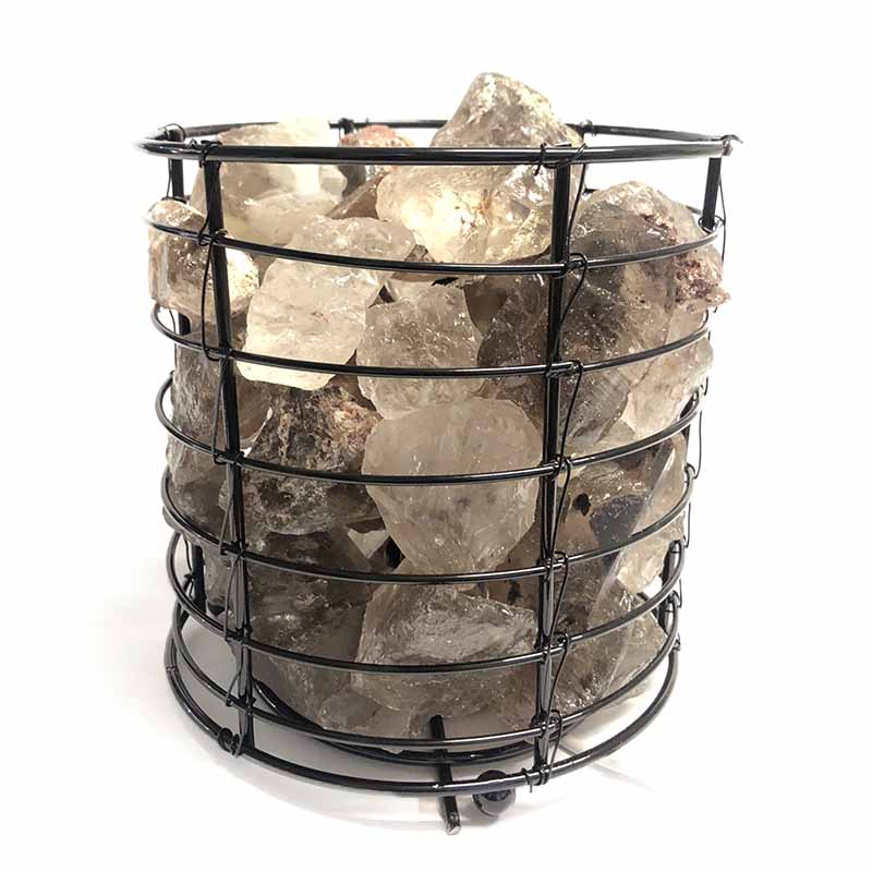 Basket Light with Smoky Quartz - 5kg 3 Basket Light with Smoky Quartz