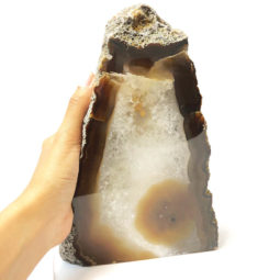 3.20kg Agate Crystal Lamp [CRY404] | Himalayan Salt Factory