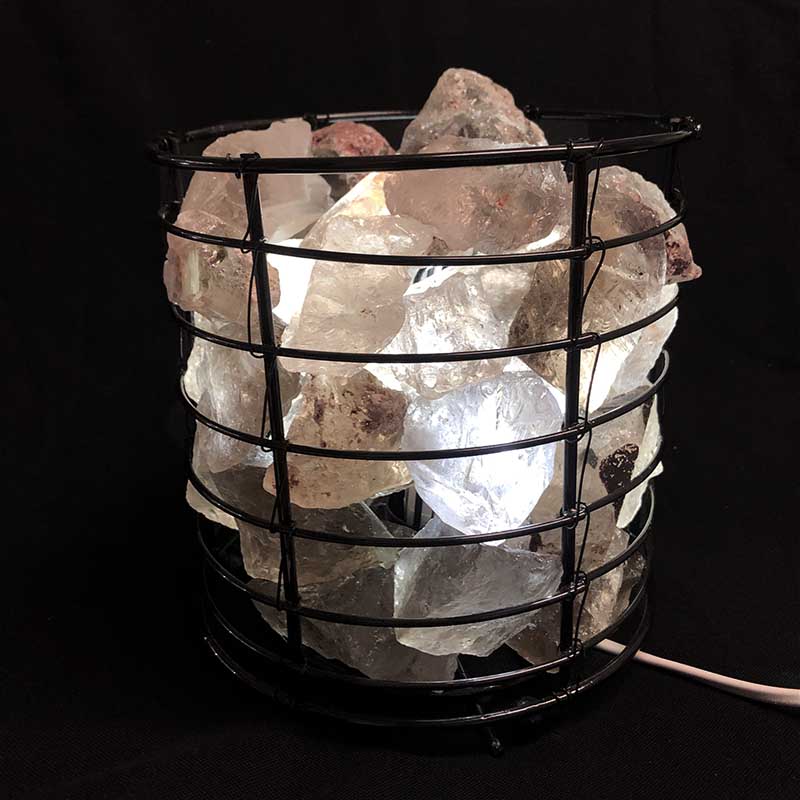 Basket Light with Smoky Quartz - 5kg 5 Basket Light with Smoky Quartz