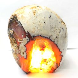 Agate Crystal Lamp [CRY292] | Himalayan Salt Factory