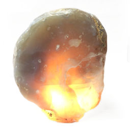 Agate Crystal Lamp [CRY295] | Himalayan Salt Factory