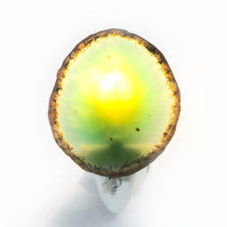 Agate Slice Night Light - Green 14 Agate Slice Night Light - Green