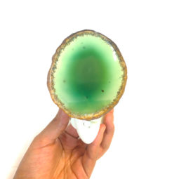 Agate Slice Night Light - Green 10 Agate Slice Night Light - Green