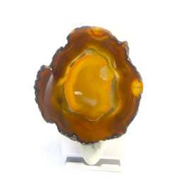 Agate Slice Night Light – Orange