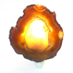 Agate Slice Night Light – Orange