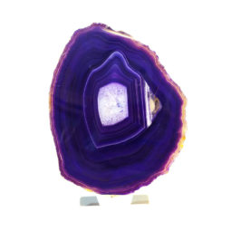 Agate Slice Night Light – Purple 12 Agate Slice Night Light – Purple