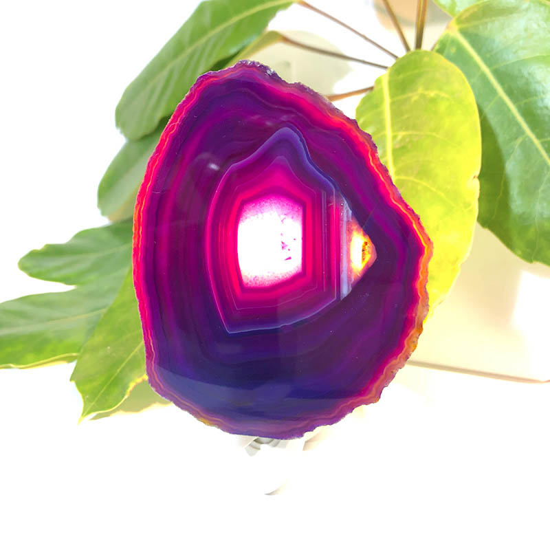 Agate Slice Night Light – Purple 8 Agate Slice Night Light – Purple