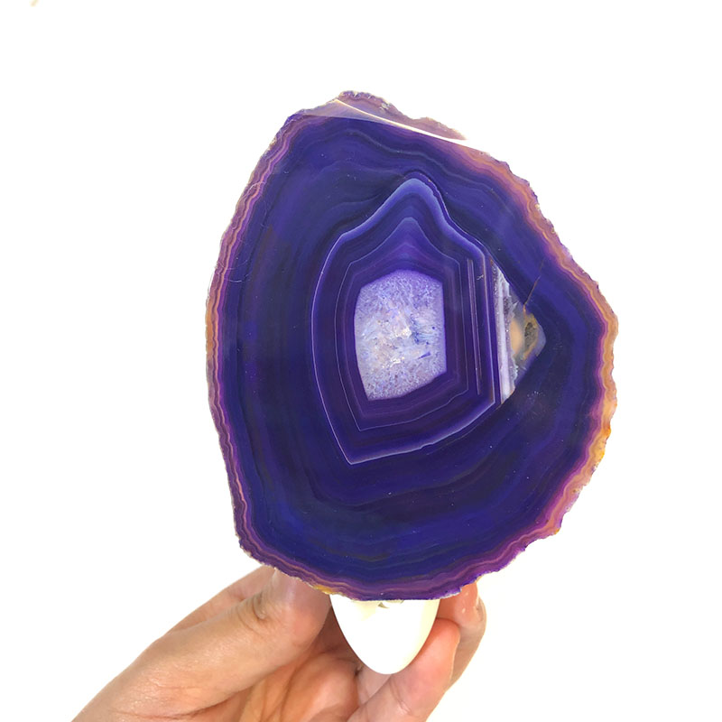 Agate Slice Night Light – Purple 4 Agate Slice Night Light – Purple