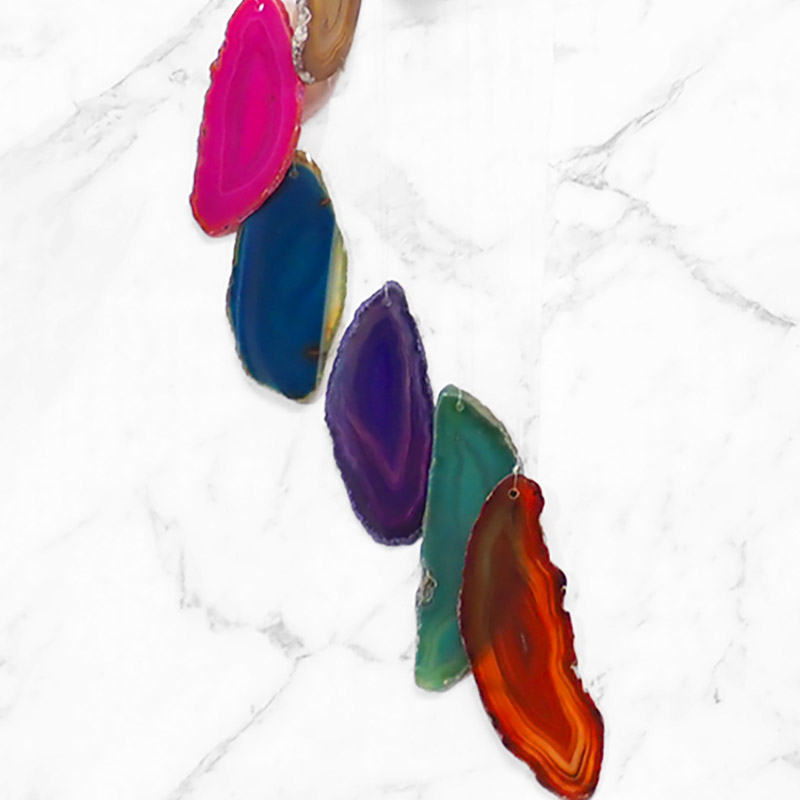Agate Wind Chime- Mulitcolour - Medium 4 Agate Wind Chime- Mulitcolour - Medium