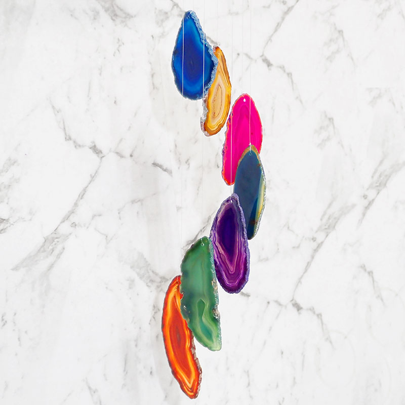Agate Wind Chime- Mulitcolour - Medium 3 Agate Wind Chime- Mulitcolour - Medium
