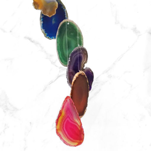 Agate Wind Chime- Multicolour - Small