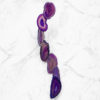 Agate Wind Chime- Purple - Medium