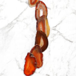 Agate Wind Chime- Red - Medium