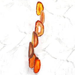 Agate Wind Chime- Red - Medium
