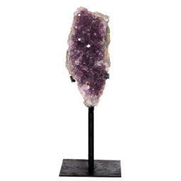 Amethyst Cluster On Stand - AME14 | Himalayan Salt Factory