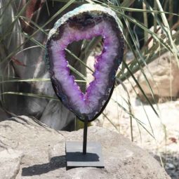 3.55 KG NATURAL BRAZIL AMETHYST GEODE SLICE [AME10]