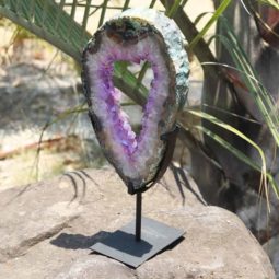 3.55 KG NATURAL BRAZIL AMETHYST GEODE SLICE [AME10]