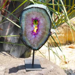 4.40 KG NATURAL BRAZIL AMETHYST GEODE SLICE [AME11]
