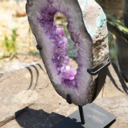 4.90 KG NATURAL BRAZIL AMETHYST GEODE SLICE [AME12]