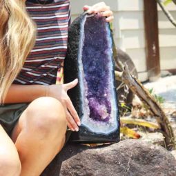 12.30 KG NATURAL BRAZIL AMETHYST GEODE [AME6]