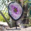 NATURAL BRAZIL AMETHYST GEODE SLICE [AME7]