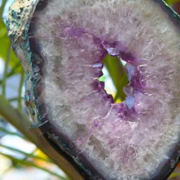 NATURAL BRAZIL AMETHYST GEODE SLICE [AME7]
