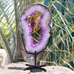 4.90 KG NATURAL BRAZIL AMETHYST GEODE SLICE [AME8]
