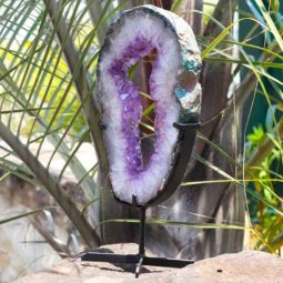 4.90 KG NATURAL BRAZIL AMETHYST GEODE SLICE [AME8]