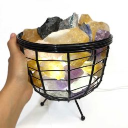 Basket Light with Multi Gemstones