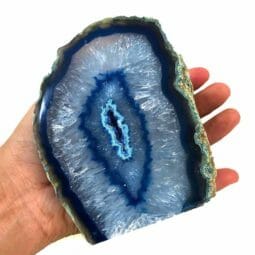 Blue Agate Tealight Candle Holder 2