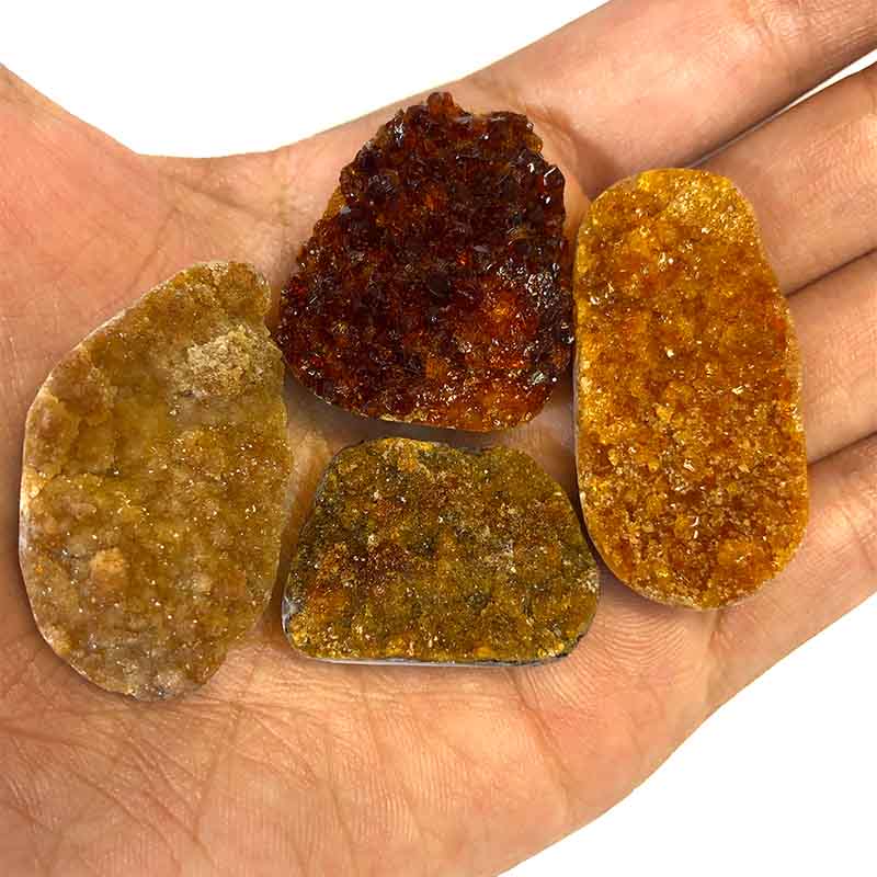 Druzy Citrine Peru – 4 Units 7 Citrine Peru – 4 Units