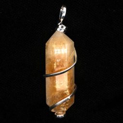 Citrine Terminated Point Gemstone Pendant