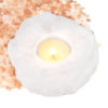 Clear Quartz Slab Tealight Candle Holder
