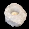 Clear Quartz Tealight Candle Holder 1 Clear Quartz Tealight Candle Holder