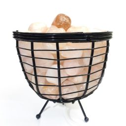 Basket Light with Large Rose Quartz - 6kg 7 Large Basket Light with Rose Quartz