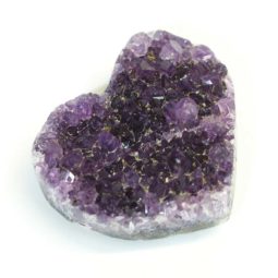 Natural Amethyst Druzy Heart Shape - B3 10 Natural Amethyst Druzy Heart Shape