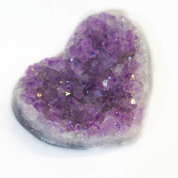 Natural Amethyst Druzy Heart Shape - A4 16 Natural Amethyst Druzy Heart Shape - A4 15