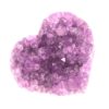 Natural Amethyst Druzy Heart Shape - D1 3 Natural Amethyst Druzy Heart Shape - D1 2