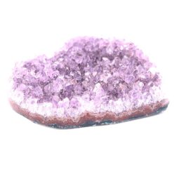 Natural Amethyst Druzy Heart Shape