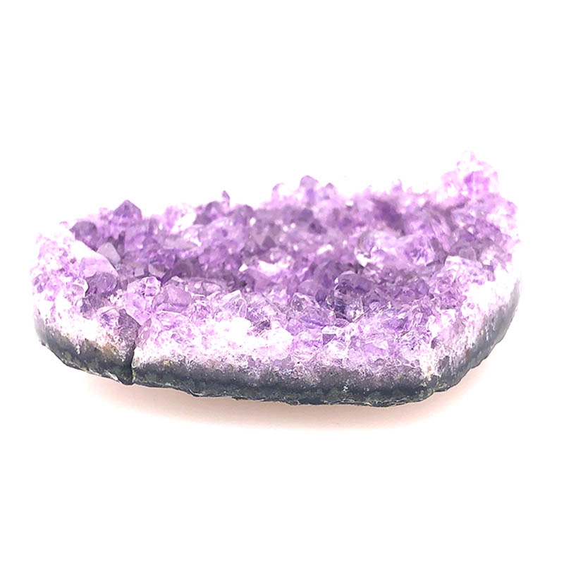Natural Amethyst Druzy Heart Shape - D2 7 Natural Amethyst Druzy Heart Shape