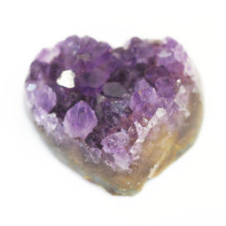 Natural Amethyst Druzy Heart Shape - A1 7 Natural Amethyst Druzy Heart Shape