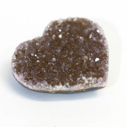 Natural Amethyst Druzy Heart Shape - A2 9 Natural Amethyst Druzy Heart Shape