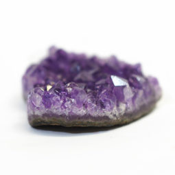 Natural Amethyst Druzy Heart Shape