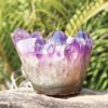 Natural Amethyst Geode Cluster [AME27] 1.10kg Natural Amethyst Geode Sculpture on Iron Stand [AME21] 0.82kg Natural Amethyst Geode Sculpture on Iron Stand [AME18] 0.82kg Natural Amethyst Geode Sculpture on Iron Stand [AME15]