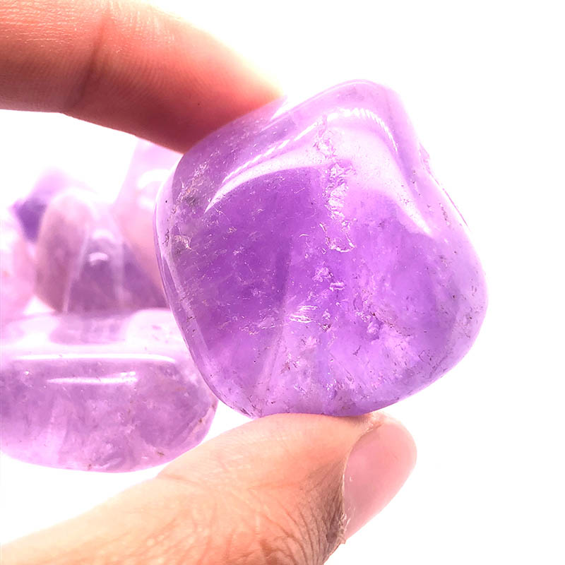 Tumbled Amethyst Gemstones - 250 gr 5 Tumbled Amethyst Gemstones - 250 gr