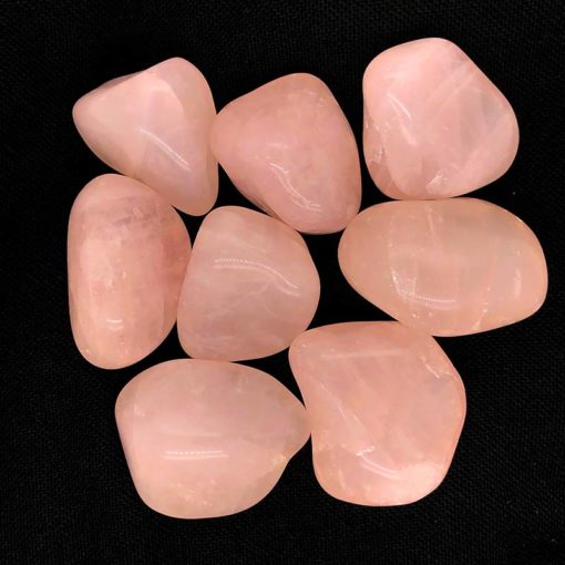Tumbled Rose Quartz Gemstones - 250 gr - A