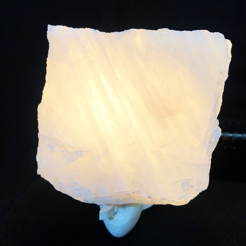 White Quartz Slice Night Light 4 White Quartz Slice Night Light