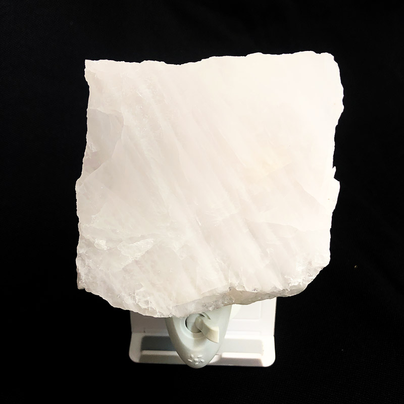 White Quartz Slice Night Light 7 White Quartz Slice Night Light